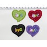 Θερμοκολλητική καρδιά "love"