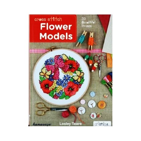 Μοτίφ λουλουδιών για κέντημα