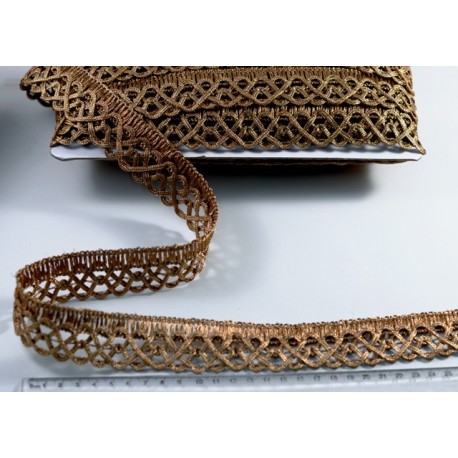 Τρέσα λασε χρυσό μπεζ