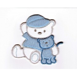 Στάμπα αρκουδάκι με σκυλάκι