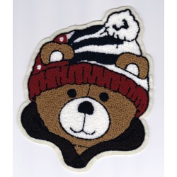 Στάμπα αρκουδάκι με σκουφάκι