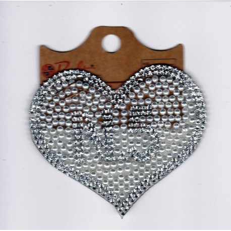 Στάμπα πέρλα καρδιά no 5